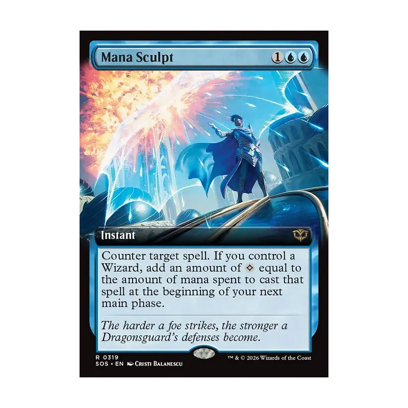 Mana Sculpt (Extended Art) - Secrets of Strixhaven (Near Mint)