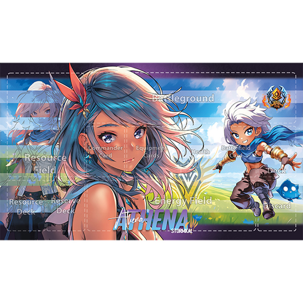 Soul Masters Gridded Playmat w/ Bag: Athena Stormkal (Last Chance)