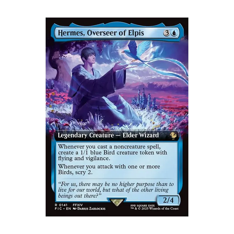 Hermes, Overseer of Elpis (Extended Art) - Final Fantasy Commander (Near Mint)