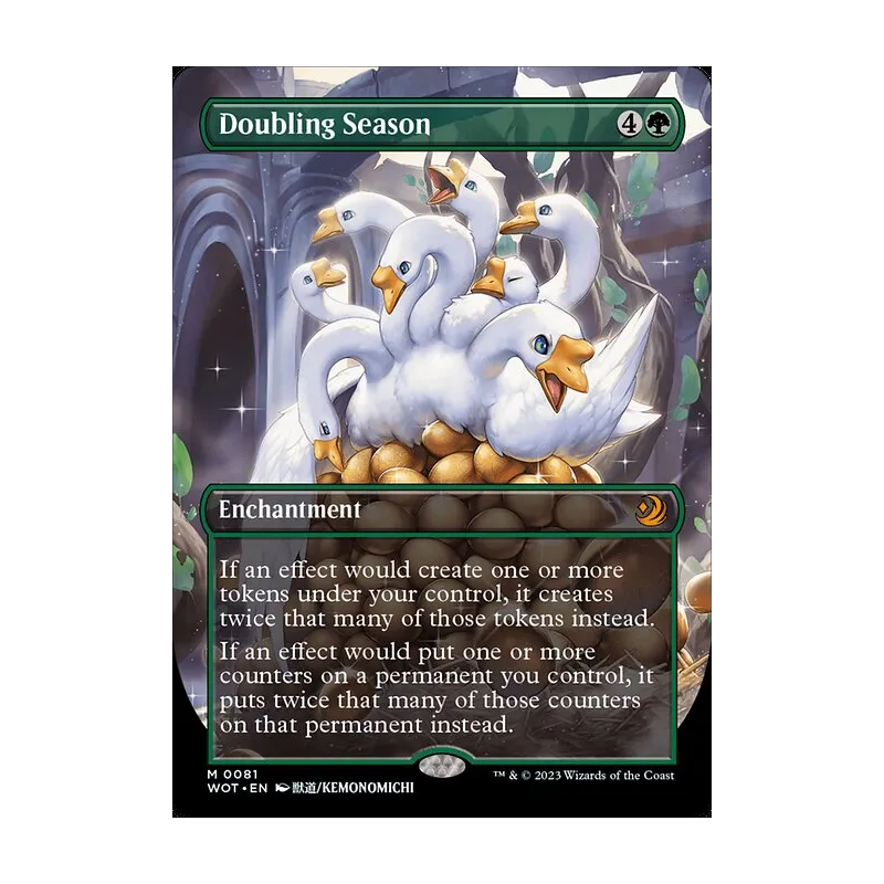 Doubling Season (Anime Borderless) - Wilds of Eldraine: Enchanting Tales (Near Mint)