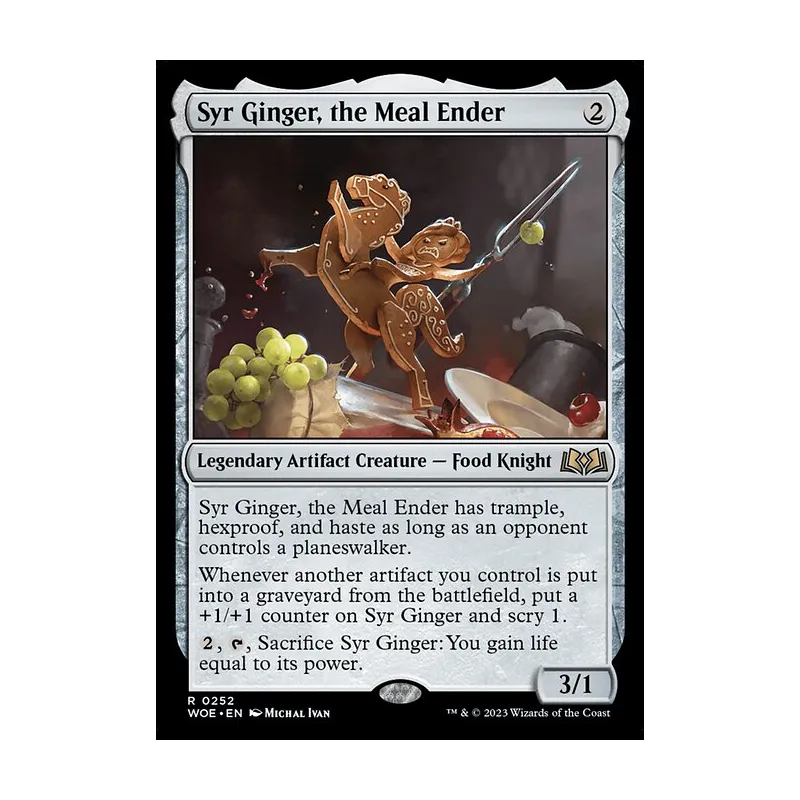 Syr Ginger, the Meal Ender - Wilds of Eldraine (Near Mint)