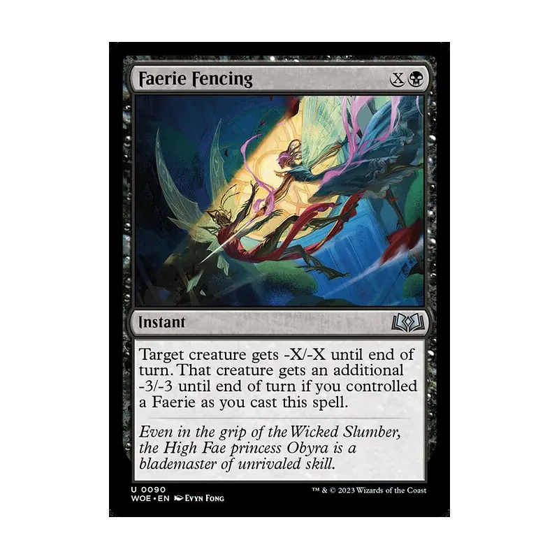 Faerie Fencing - Wilds of Eldraine (Near Mint)