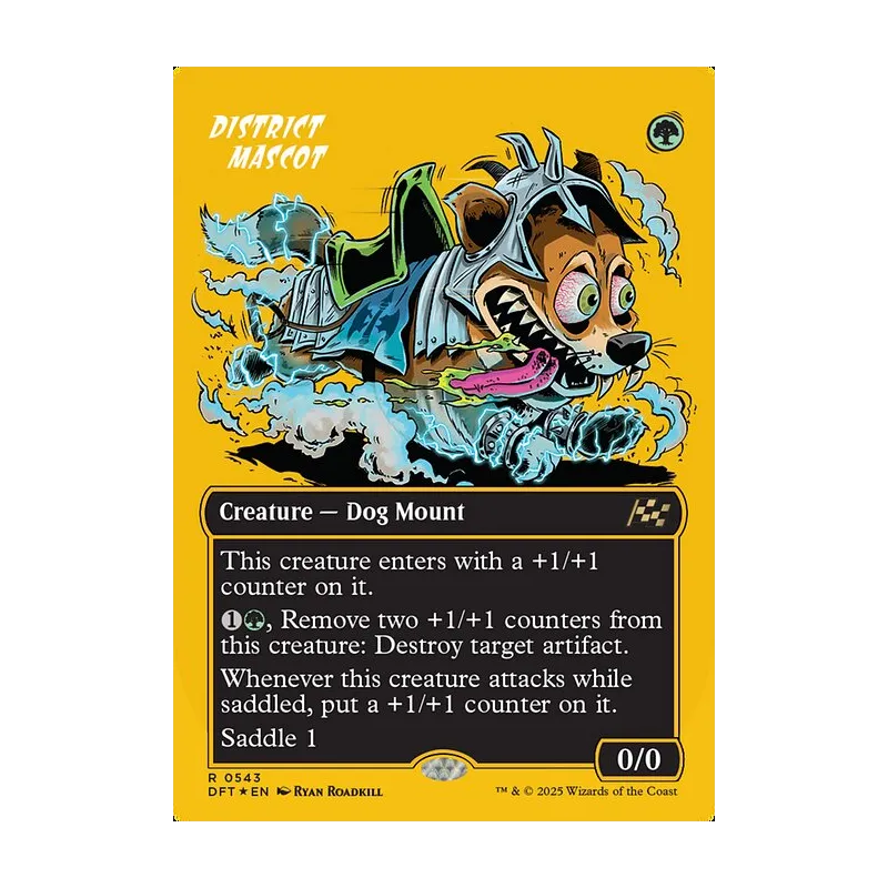 District Mascot (Borderless) (First-Place Foil) - Aetherdrift (Foil Near Mint)