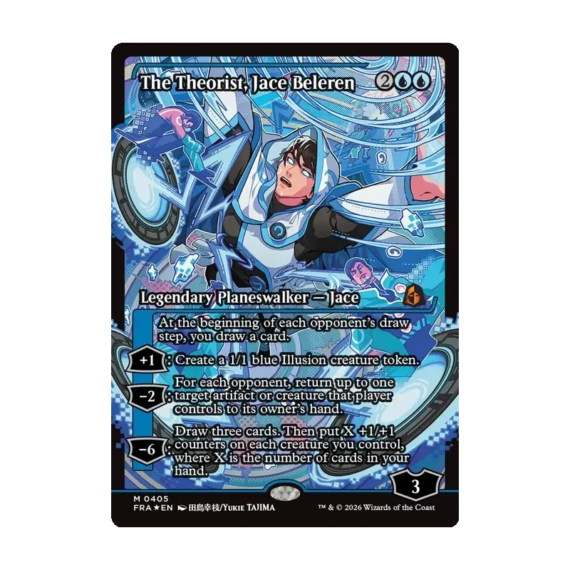 The Theorist, Jace Beleren (Showcase) - Reality Fracture (Foil Near Mint)