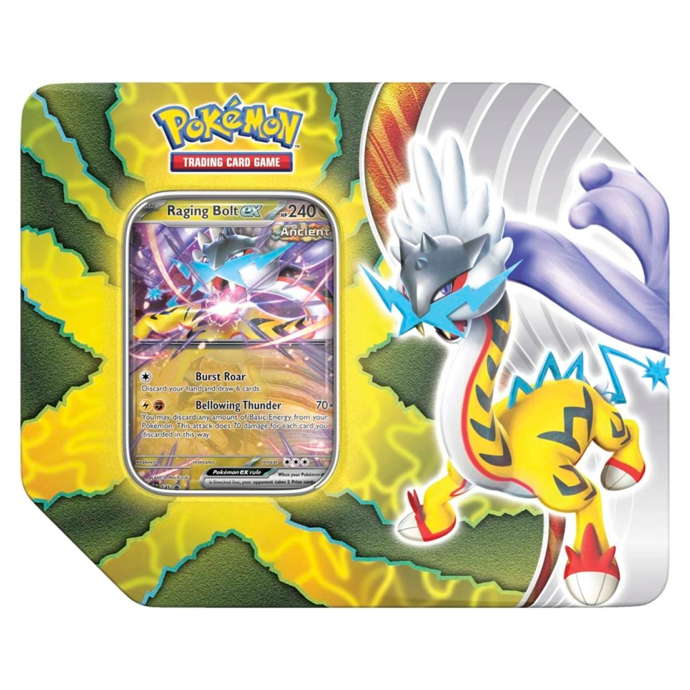 Pokemon TCG: Paradox Destinies: Tin - Raging Bolt ex