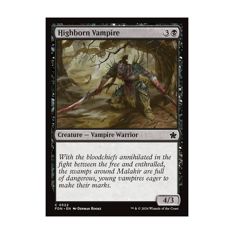 Highborn Vampire - Foundations (Near Mint)