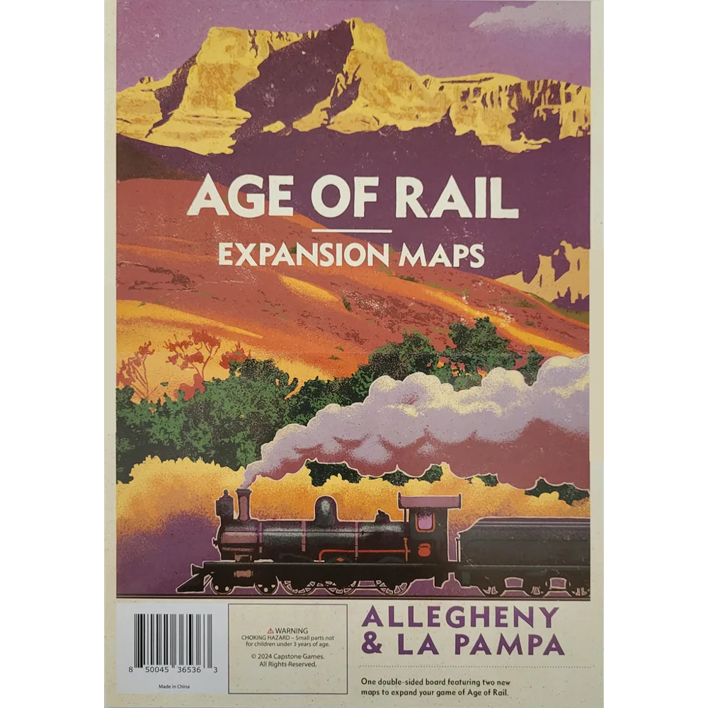 Age of Rail: South Africa - Allegheny & La Pampa Expansion Map (Preorder)