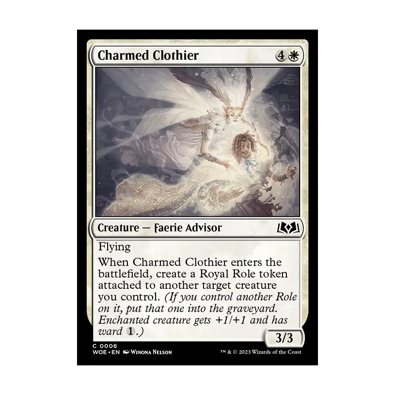Charmed Clothier - Wilds of Eldraine (Near Mint)