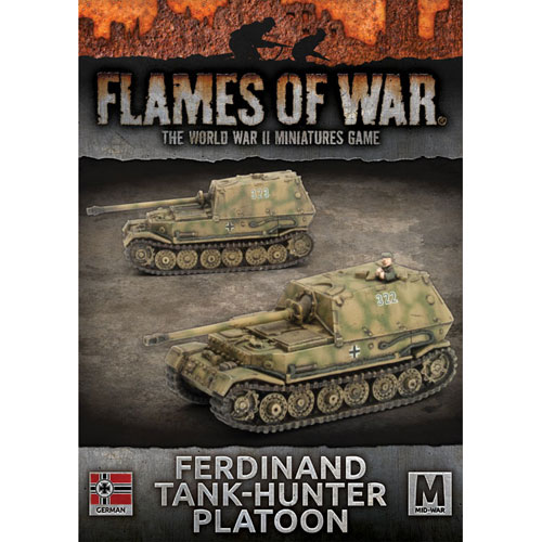 Flames of War: WW2 - Ferdinard Tank-Hunter Platoon