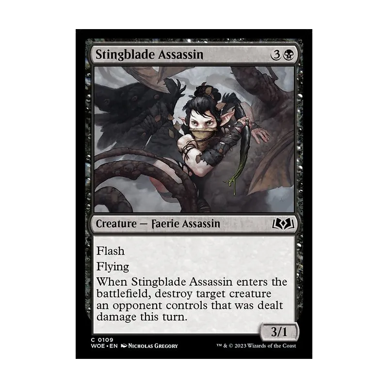 Stingblade Assassin - Wilds of Eldraine (Near Mint)