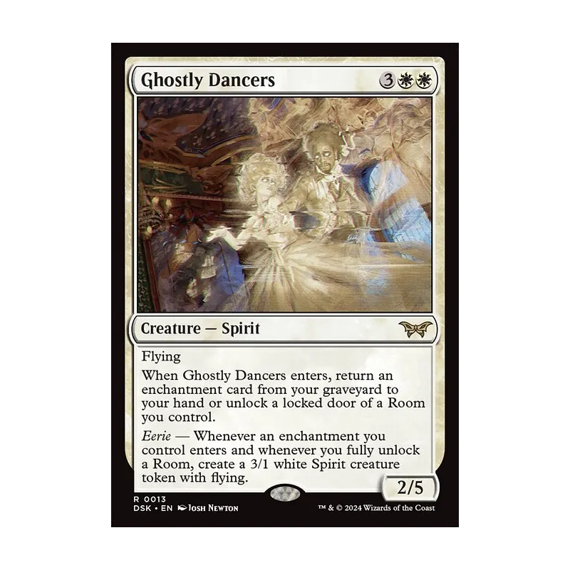 Ghostly Dancers - Duskmourn: House of Horror (Near Mint)