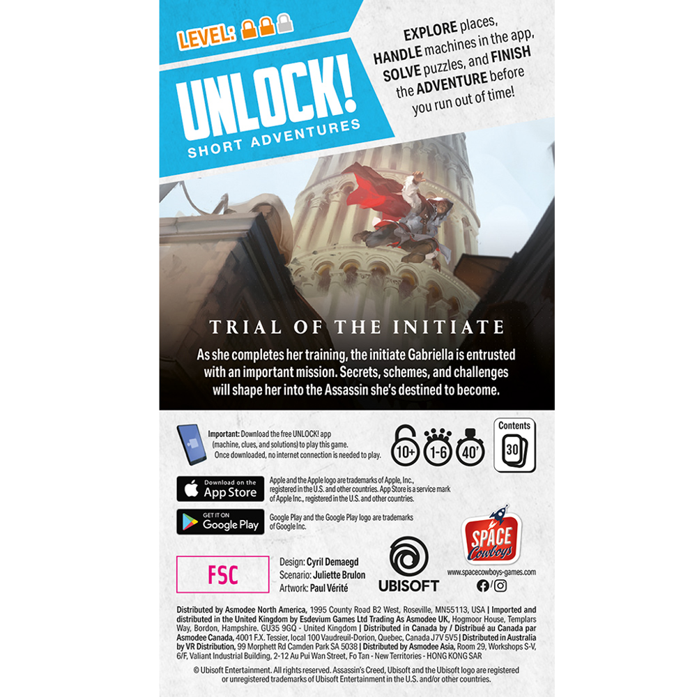 Unlock! Short Adventures: Assassin's Creed - Trial of the Initiate (Preorder)