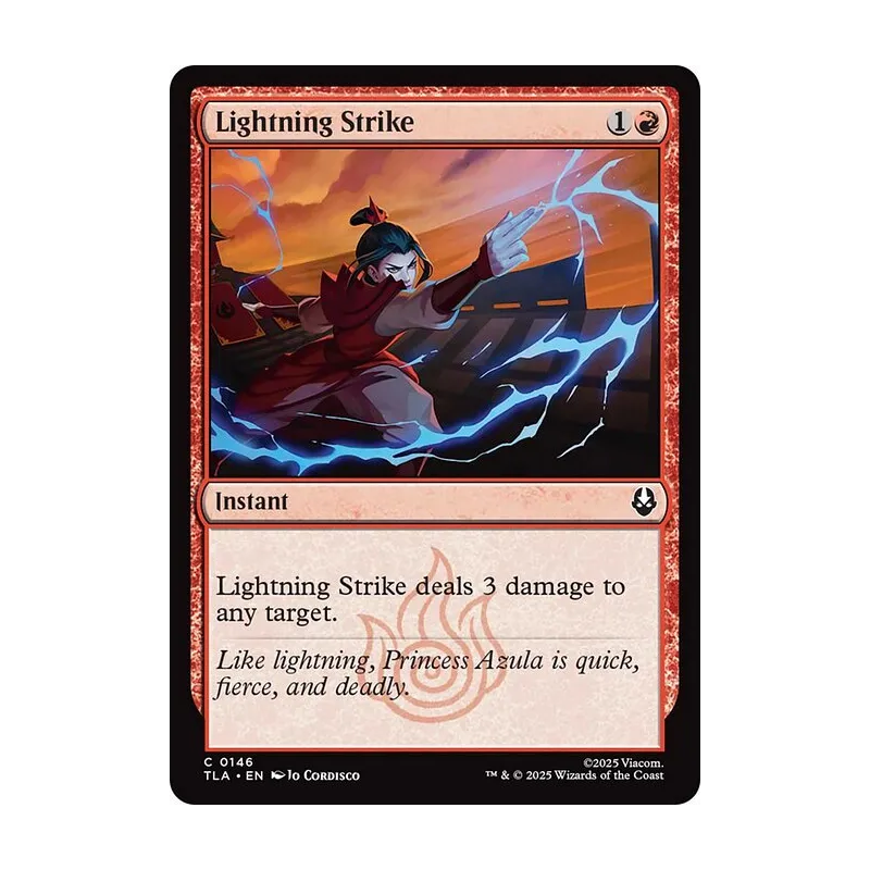 Lightning Strike - Avatar: The Last Airbender (Near Mint)