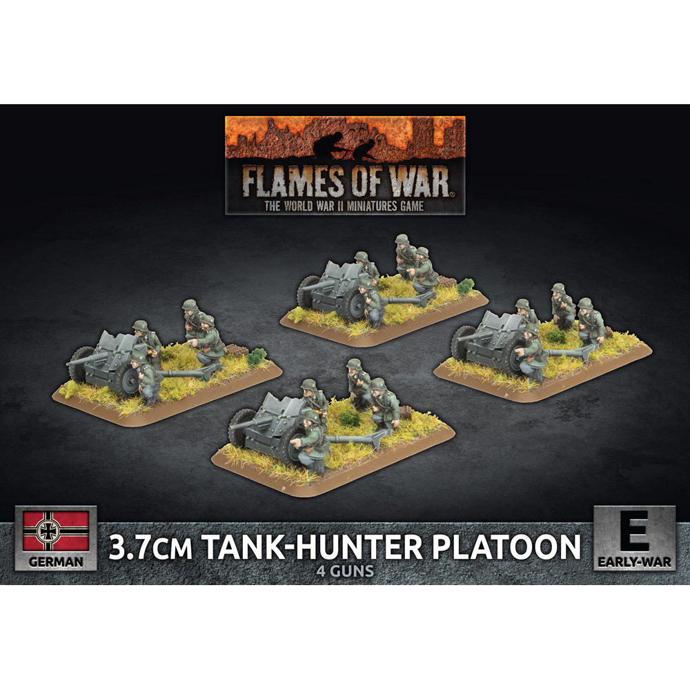 Flames of War WW2: German - 3.7cm Tank-Hunter Platoon (Preorder)