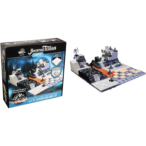 Monster Adventure Terrain: Painted - Cavern Set & Base Plate (141) Monster Adventure Terrain: Painted - Cavern Set & Base Plate (141)