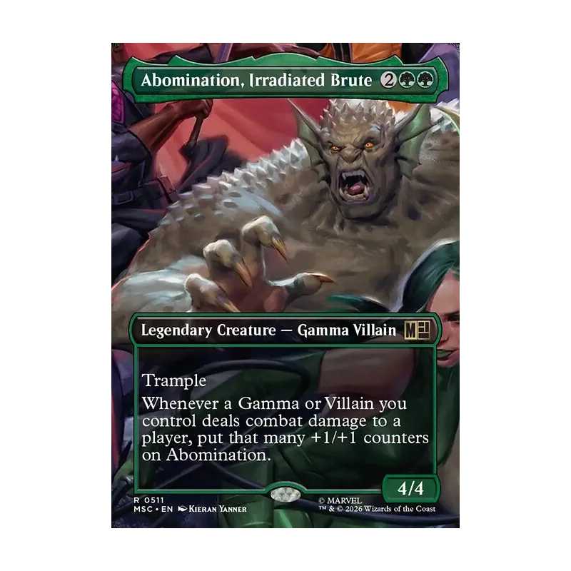 Abomination, Irradiated Brute | Marvel Super Heroes Commander MTG