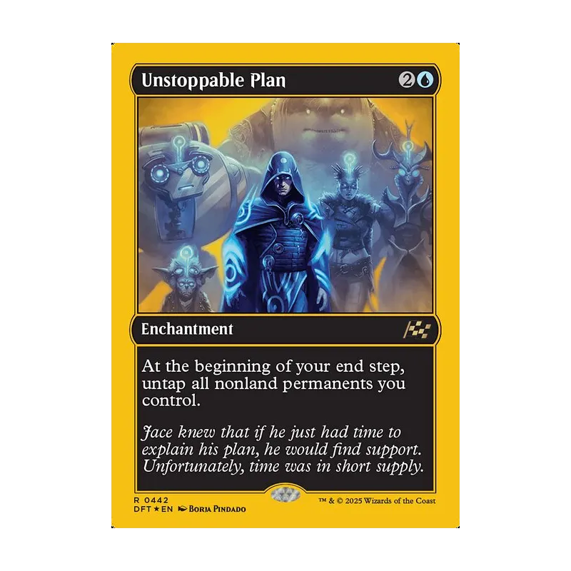 Unstoppable Plan (First-Place Foil) - Aetherdrift (Foil Near Mint)