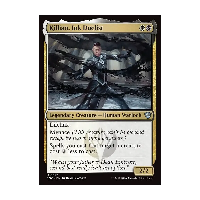 Killian, Ink Duelist - Secrets of Strixhaven Commander (Near Mint)