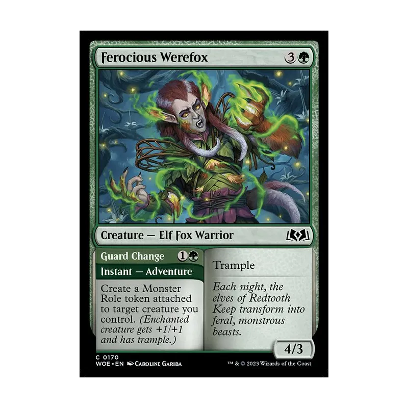 mtg fox cards Fantasy North - Shizuno - The Sacred - 100 Textured Matte TCG Card Sleeves - Fits Magic Commander Pokemon and Other Card Games Britta Ferocious Werefox Guard Change |