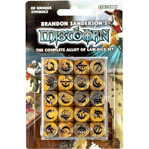 Mistborn: Complete Alloy of Law Dice Set
