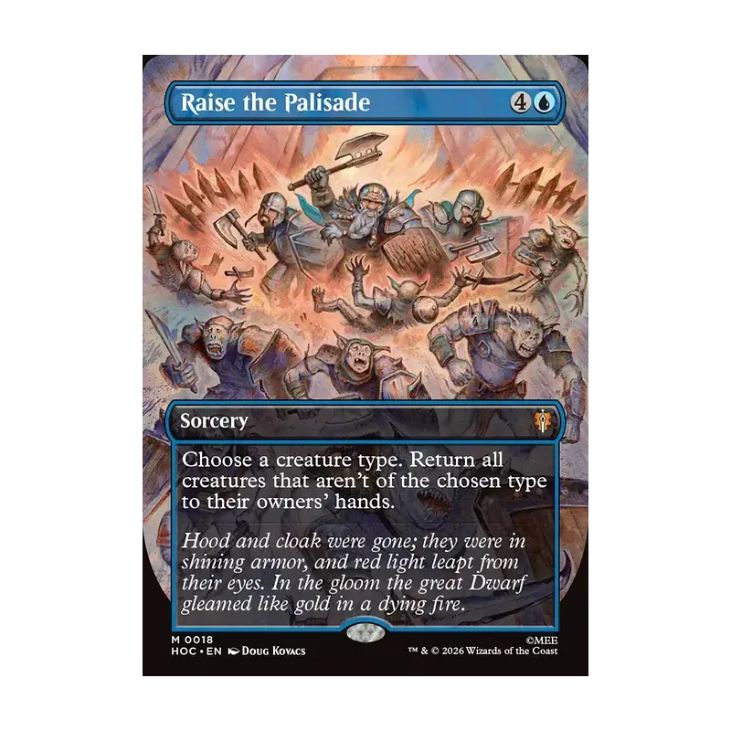 Raise the Palisade | The Hobbit Eternal MTG