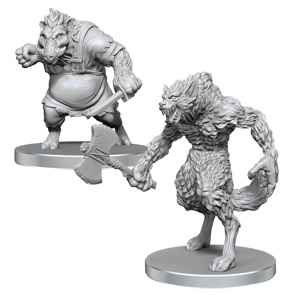 Pathfinder Battles Deep Cuts Unpainted Minis: W26 Werewolf & Wereboar (Preorder) Pathfinder Battles Deep Cuts Unpainted Minis: W26 Werewolf & Wereboar (Preorder)