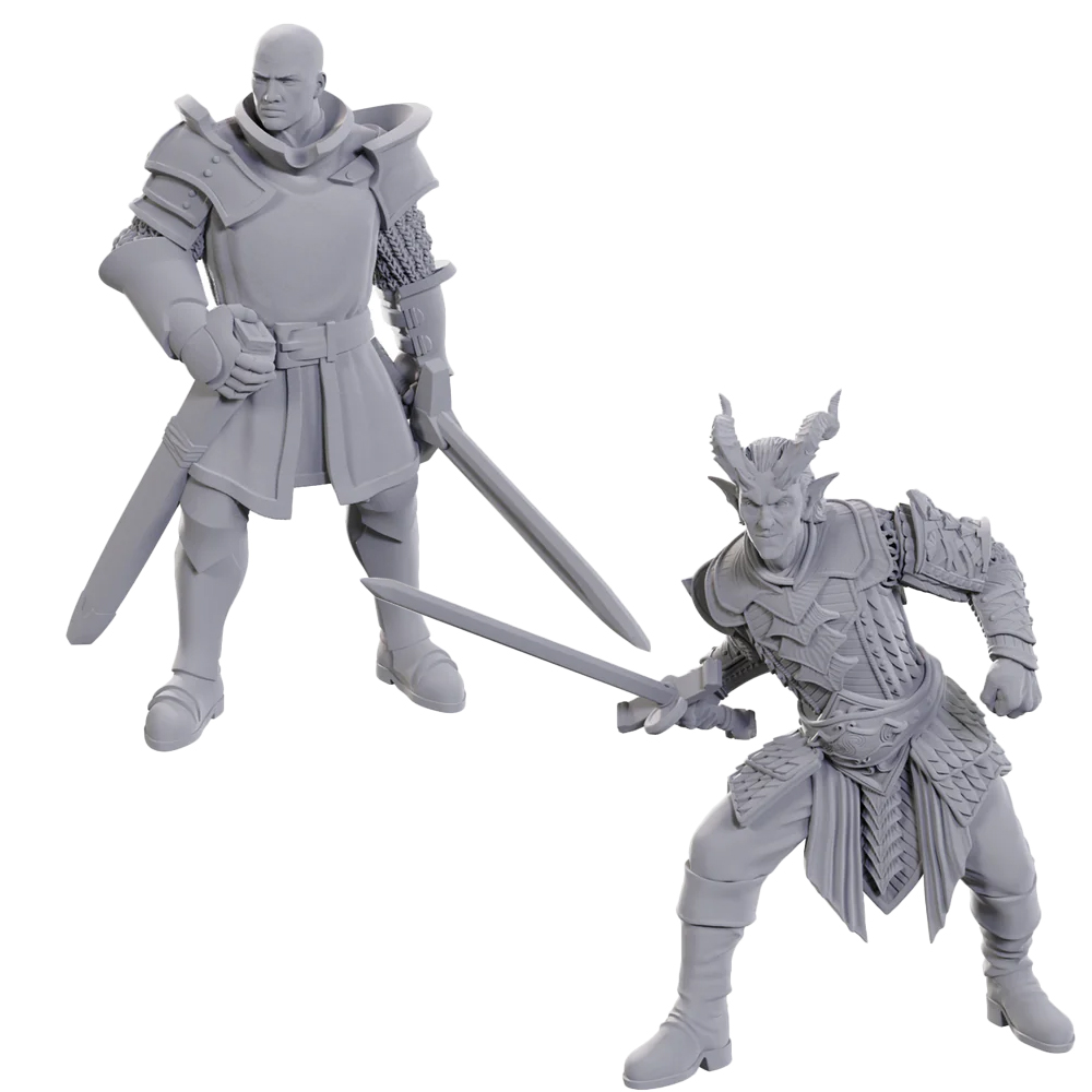 D&D Nolzur's Marvelous Unpainted Minis: Baldur's Gate 3 - Ulder Ravengard & Zevlor