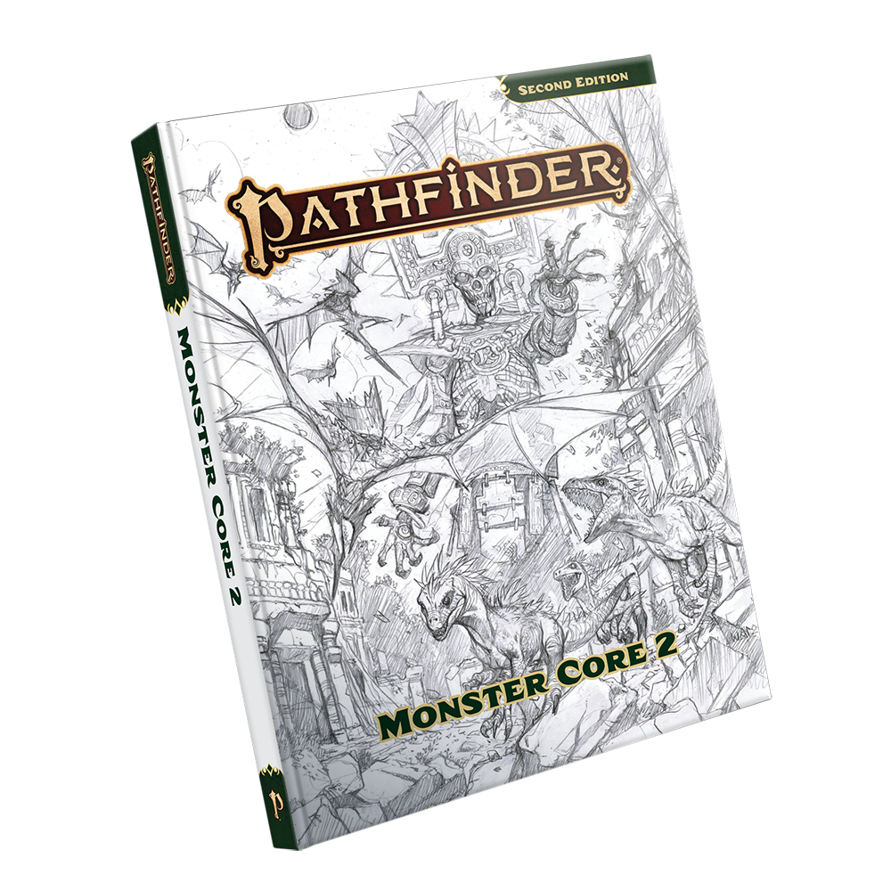 Pathfinder 2E RPG: Monster Core 2 (Sketch Cover) (Preorder)