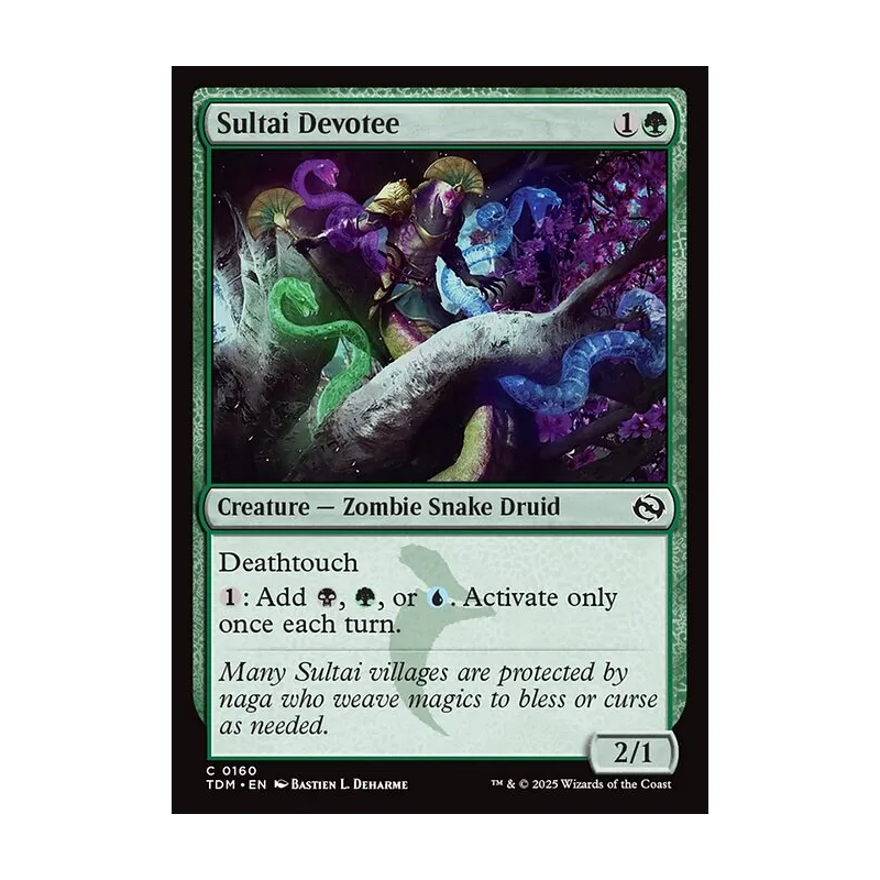 Sultai Devotee - Tarkir: Dragonstorm (Foil Near Mint)