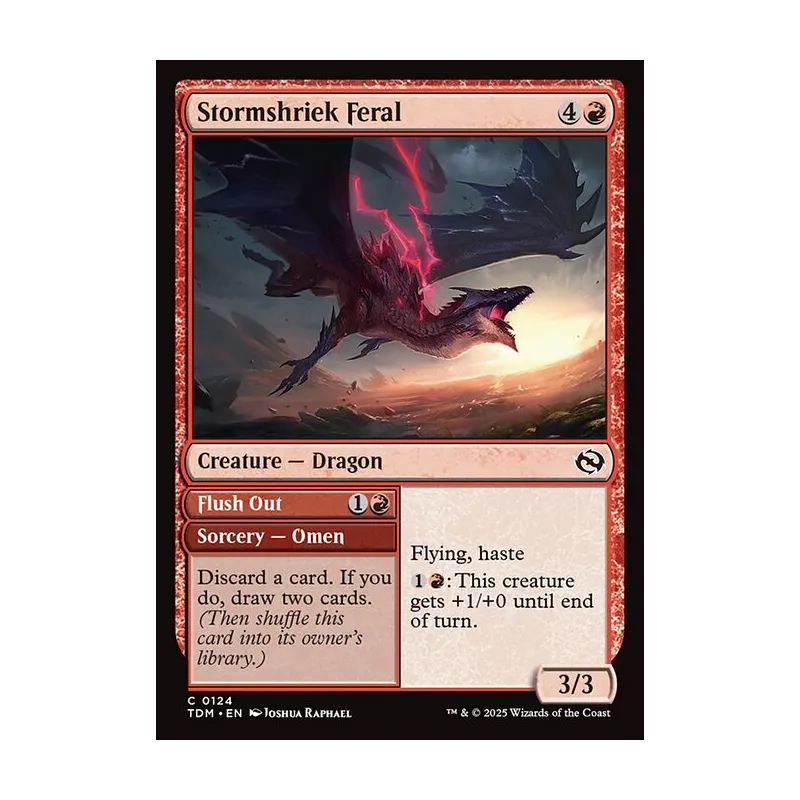 Stormshriek Feral // Flush Out - Tarkir: Dragonstorm (Near Mint)
