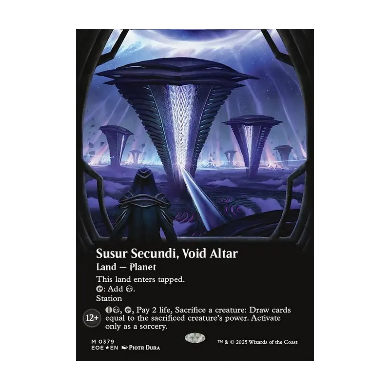 Susur Secundi, Void Altar (Borderless) (Galaxy Foil) - Edge of Eternities (Foil Near Mint)