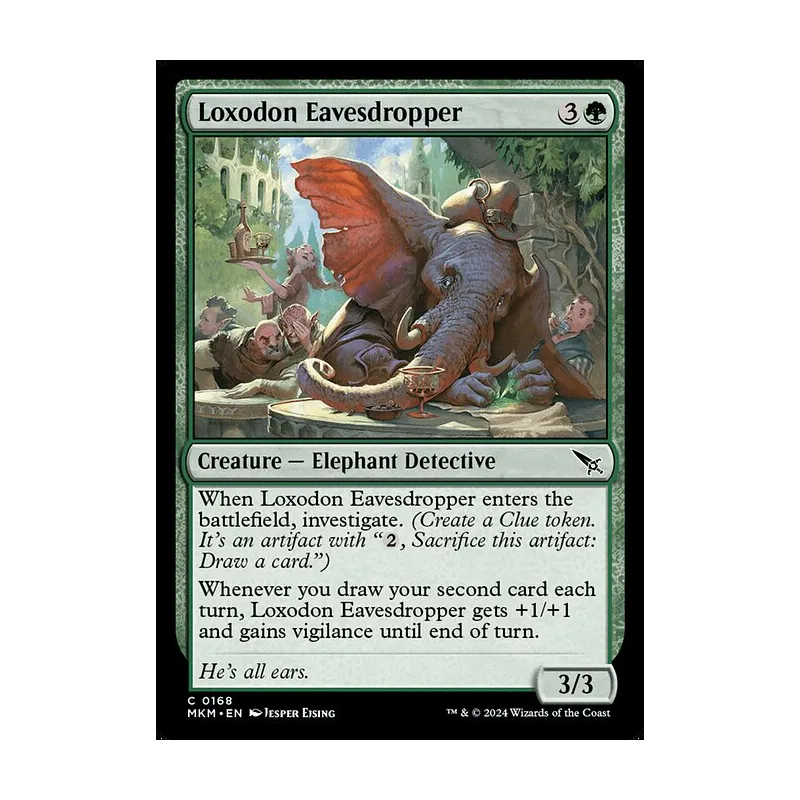mtg loxodon cards Mystic [Tenth Edition] put a +1/+1 counter on each creature that convoked it. Loxodon Eavesdropper | Murders at