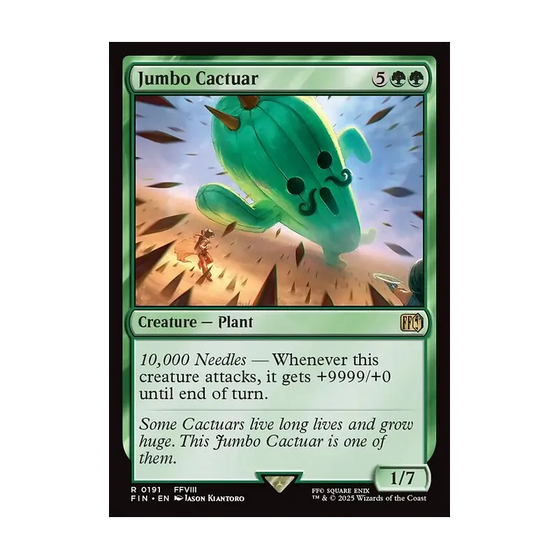 final fantasy mtg jumbo cactuar Ultra PRO - x Universes Beyond Playmat for Magic: The Gathering With dimensions of approximately 24 in Explore Jumbo Cactuar in Magic: