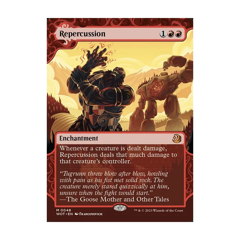 Repercussion - Wilds of Eldraine: Enchanting Tales (Near Mint)