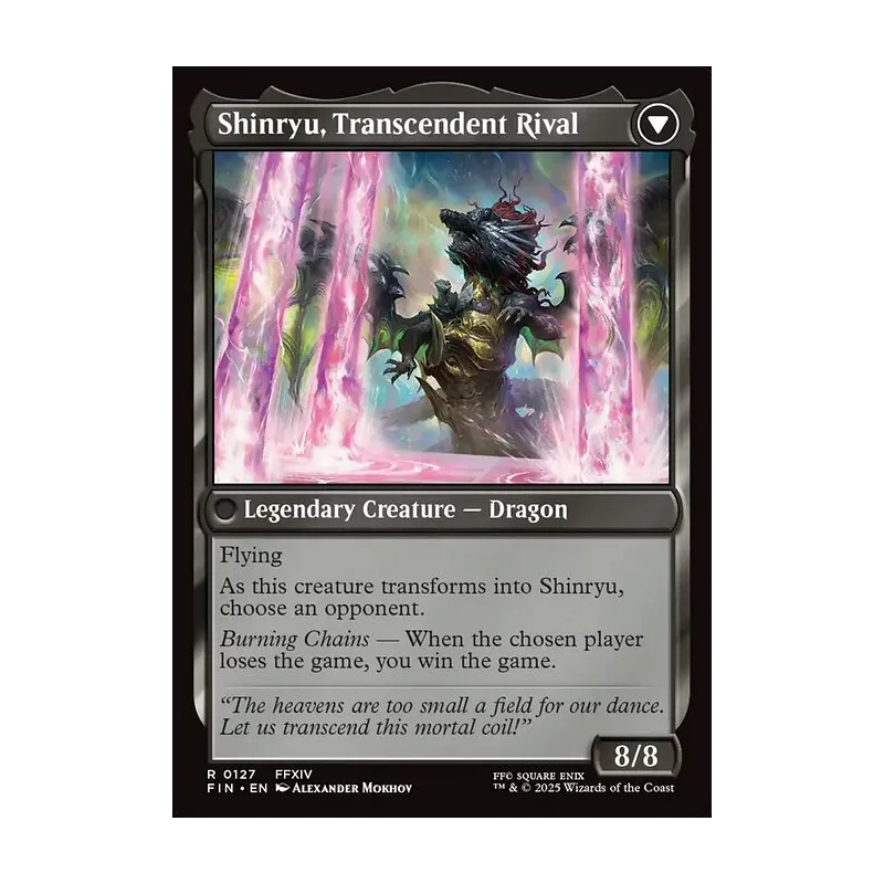 Zenos yae Galvus // Shinryu, Transcendent Rival - Final Fantasy (Near Mint)