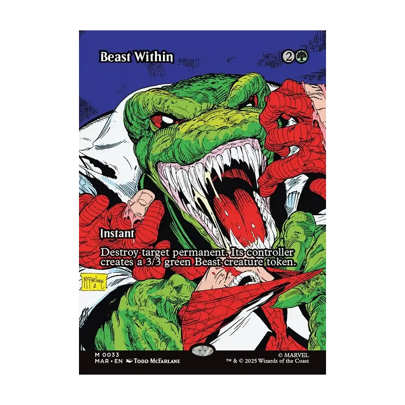 Beast Within (Borderless) - Marvel Universe (Near Mint)