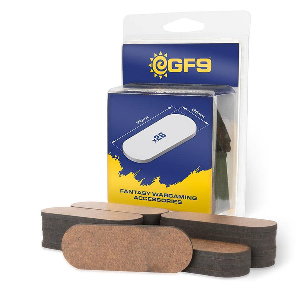 MDF Army Bases: Pill 70x25mm (26)