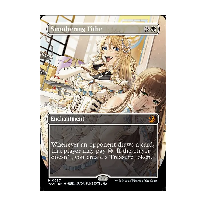 Smothering Tithe (Anime Borderless) - Wilds of Eldraine: Enchanting Tales (Near Mint)