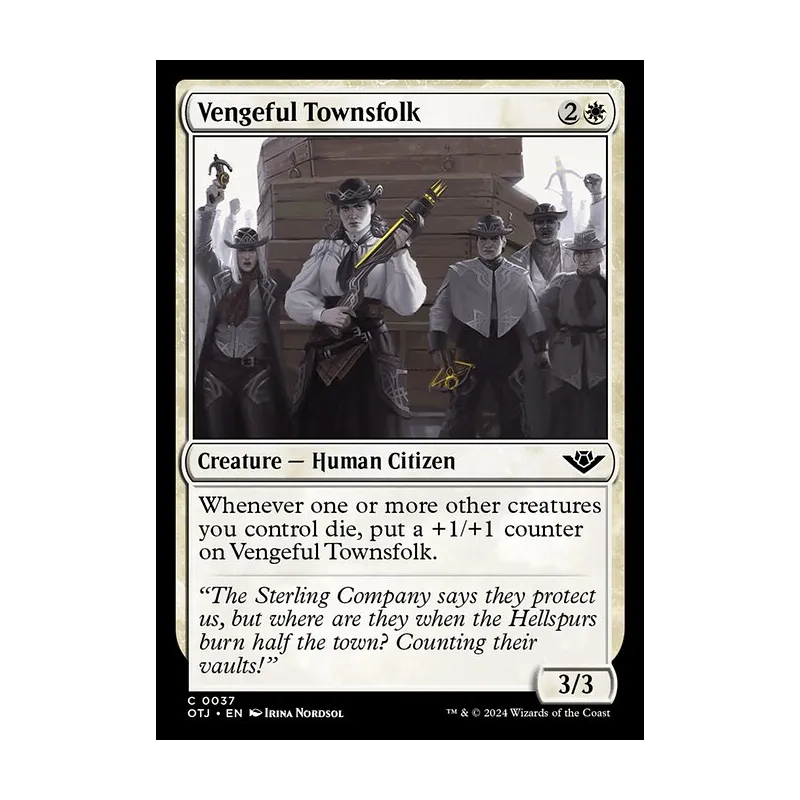 Vengeful Townsfolk - Outlaws of Thunder Junction (Near Mint)