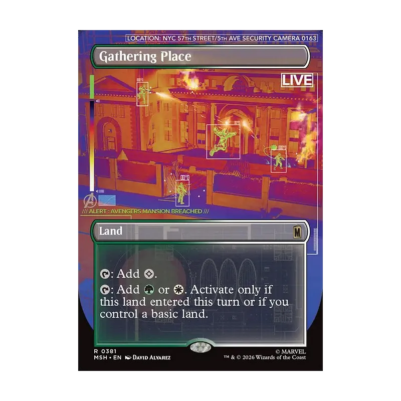 Gathering Place (Borderless) - Marvel Super Heroes (Near Mint)