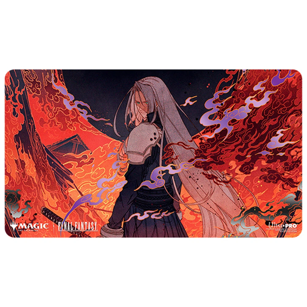 MTG Foil Playmat: Final Fantasy - Nibelheim Aflame (Preorder)