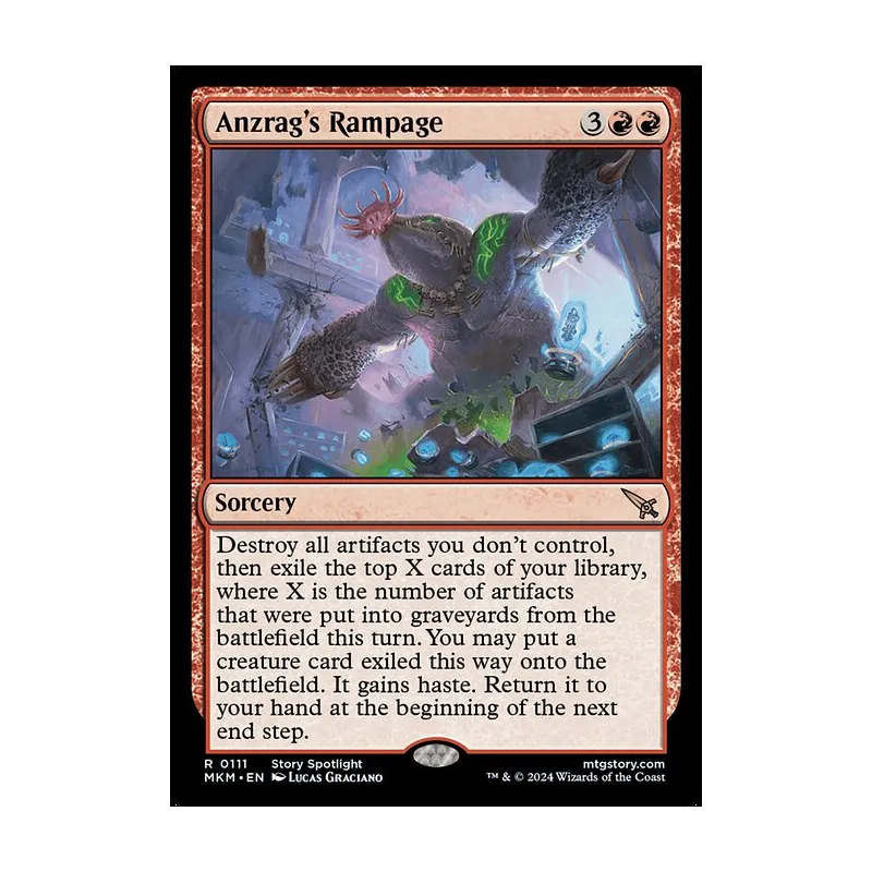 Anzrag's Rampage - Murders at Karlov Manor (Near Mint)
