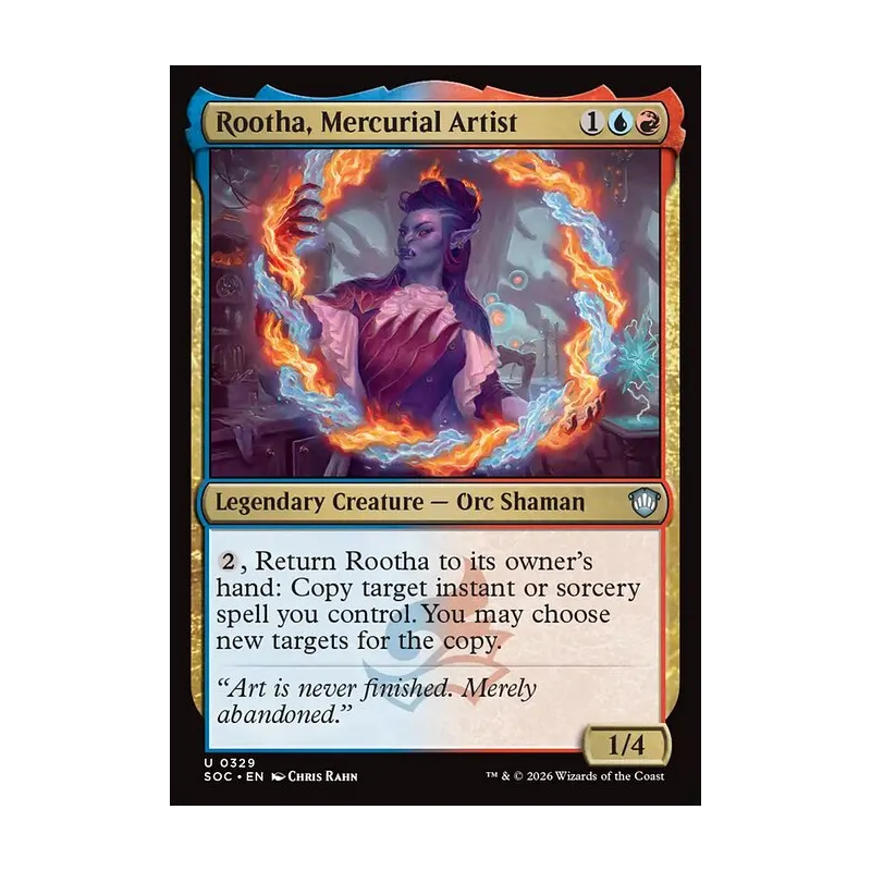 Rootha, Mercurial Artist - Secrets of Strixhaven Commander (Near Mint)