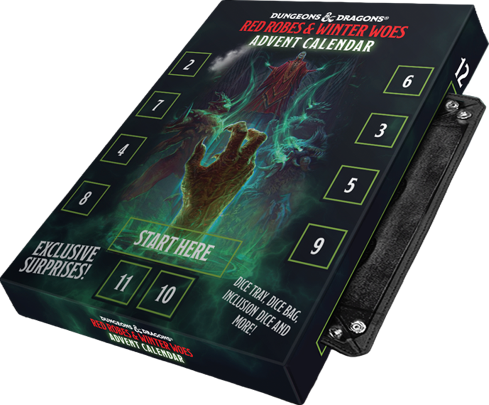 D&D Advent Dice Calendar: Red Robes & Winter Woes (Preorder)