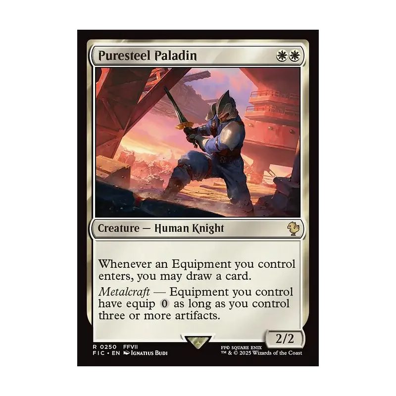 Puresteel Paladin - Final Fantasy Commander (Near Mint)