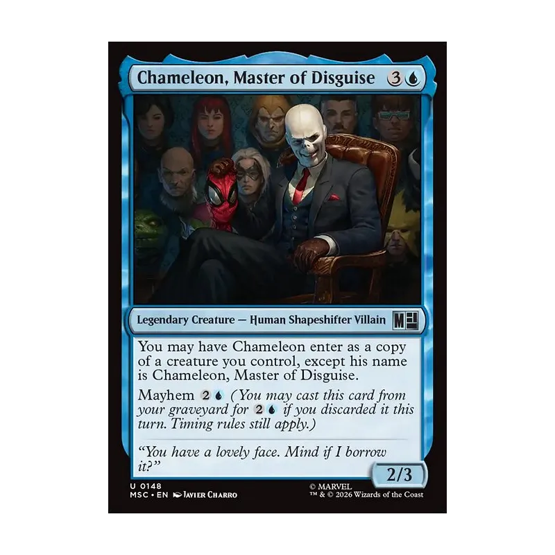 Chameleon, Master of Disguise (Surge Foil) - Marvel Super Heroes Commander (Foil Near Mint)