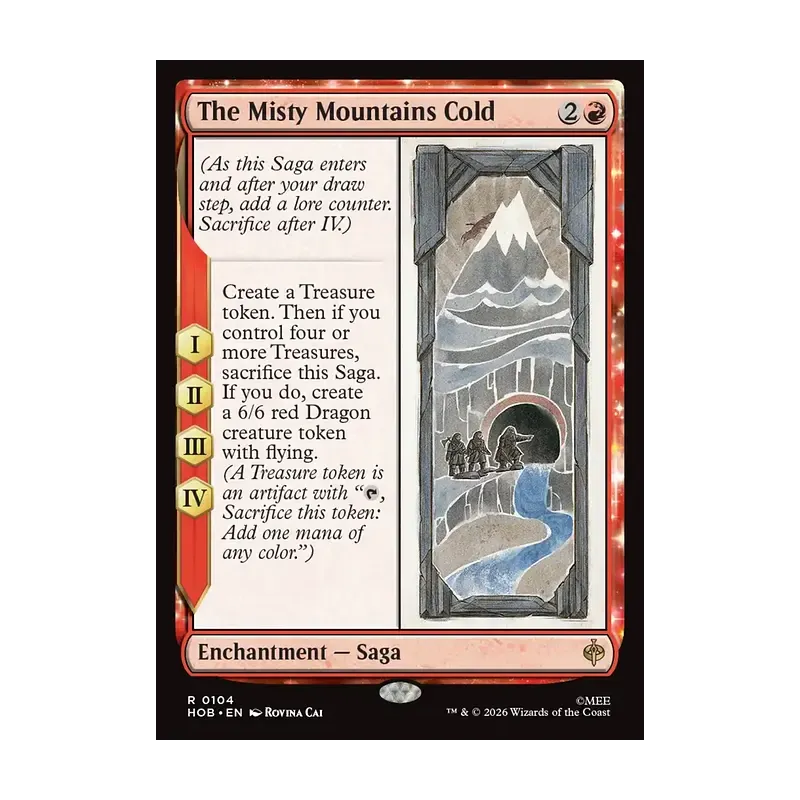 The Misty Mountains Cold - The Hobbit (Near Mint)