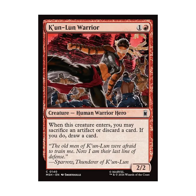 K'un-Lun Warrior - Marvel Super Heroes (Near Mint)