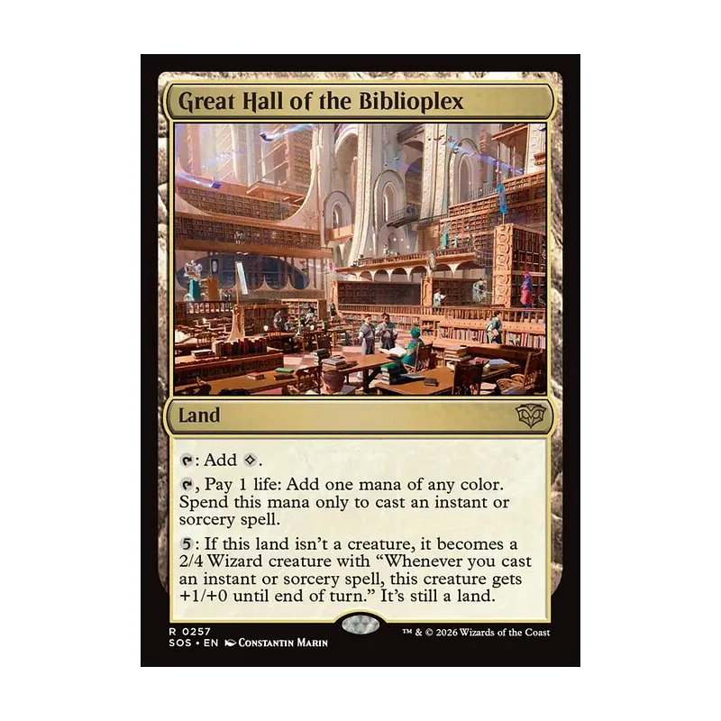 Great Hall of the Biblioplex - Secrets of Strixhaven (Near Mint)