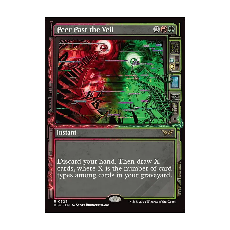 Peer Past the Veil (Showcase) - Duskmourn: House of Horror (Near Mint)
